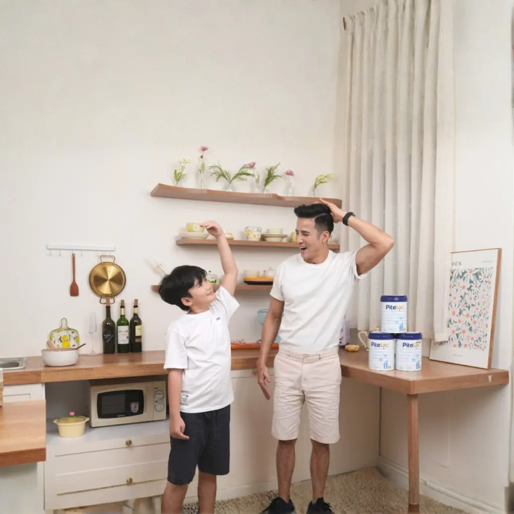 Milk for height and brain development: the secret to raising children who are “tall like models and brilliant like geniuses.”